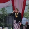 Wali Kota Cimahi, Ngatiyana saat memimpin apel Peringatan Hardiknas di Pemkot Cimahi (Mong)