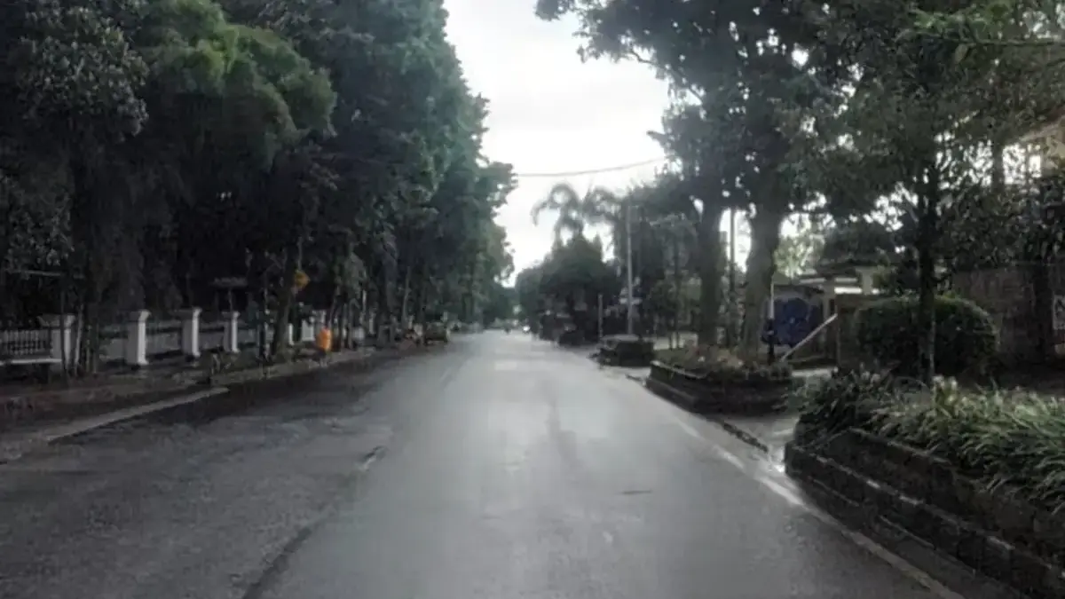 Kawasan Jalan Batutulis, Bogor Selatan yang akan menjadi titik awal keberangkatan peserta Kirab Budaya Mahkota