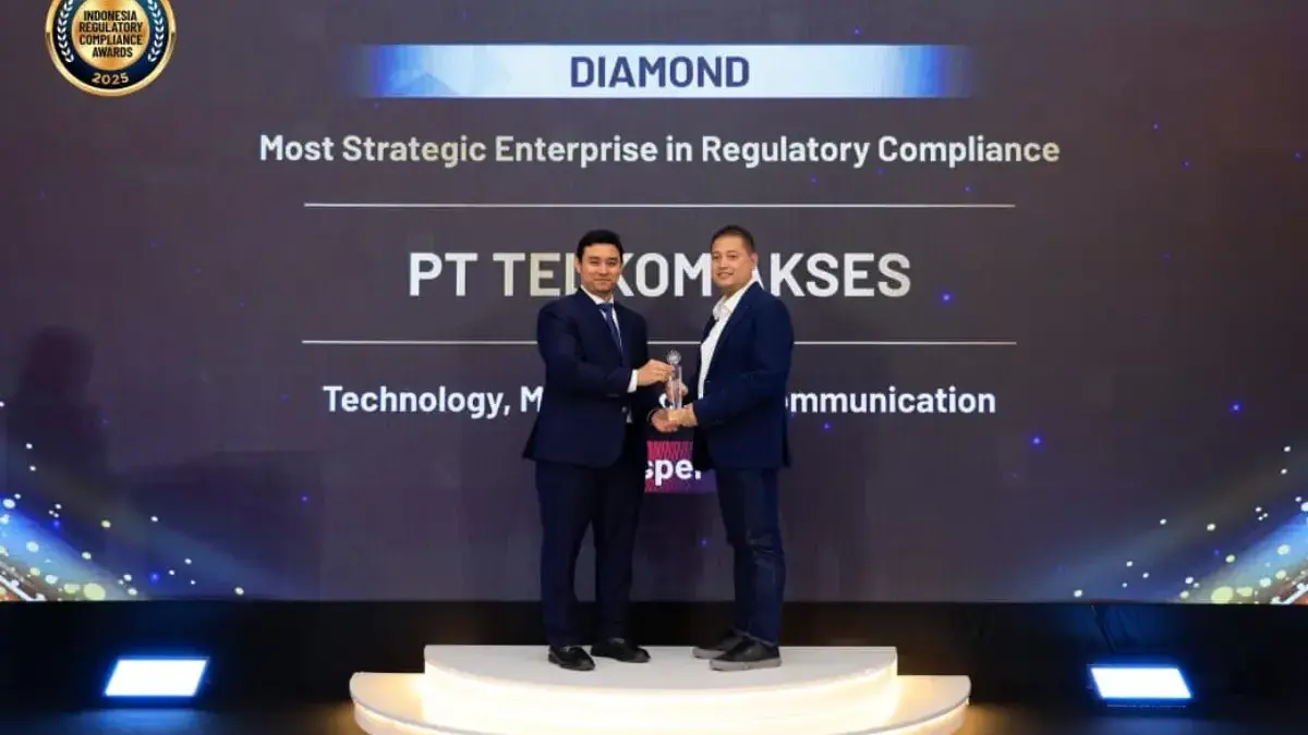 Telkom Akses Raih Penghargaan IRCA 2026 atas Komitmen Tata Kelola dan Kepatuhan Regulasi Telkom Akses Raih Penghargaan IRCA 2026 atas Komitmen Tata Kelola dan Kepatuhan Regulasi