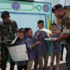 Pussenkav )melaksanakan kegiatan karya bakti renovasi Pondok Pesantren Anak Yatim dan Dhuafa Nurul Ikhlas Al B