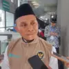 Kepala Seksi Penyelenggara Haji dan Umrah Kementerian Agama (Kemenag) Kota Bogor, Indra Karmawan, saat memberi