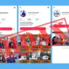 Beberapa unggahan online tentang KUR BRI yang HOAX
