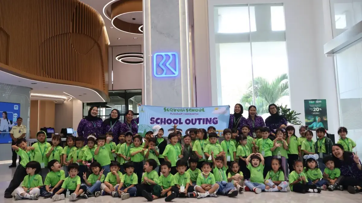 Kunjungan Edukasi PG-KG Sequoia School Bandung ke BRI Kantor Cabang (BO) Bandung Asia Afrika