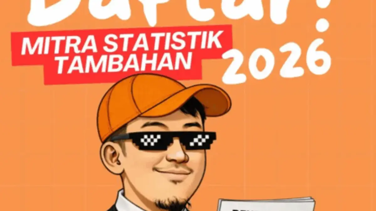 Hari Terakhir Pendaftaran Rekrutmen Mitra Statistik BPS 2026, Berikut Syarat dan Cara Daftarnya