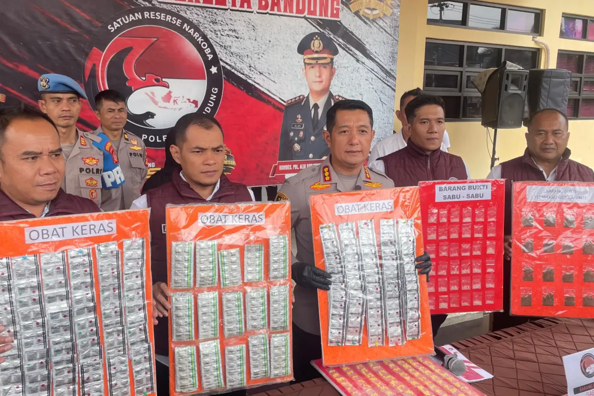 Polresta Bandung Ungkap 27 Kasus Narkoba, OKT, dan Miras dalam Sebulan – jabarekspres.com