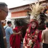 Ribuan warga memadati Stadion Pakansari saat Festival Budaya Nusantara membuka rangkaian peringatan Hari Jadi