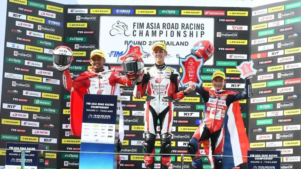 Astra Honda Racing Team (AHRT) kembali menunjukkan prestasinya di ajang Asia Road Racing Championship (ARRC) 2