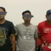 Polresta Bandung mengamankan tiga juru parkir liar saat menggelar Patroli Presisi di kawasan Kompleks Pemda