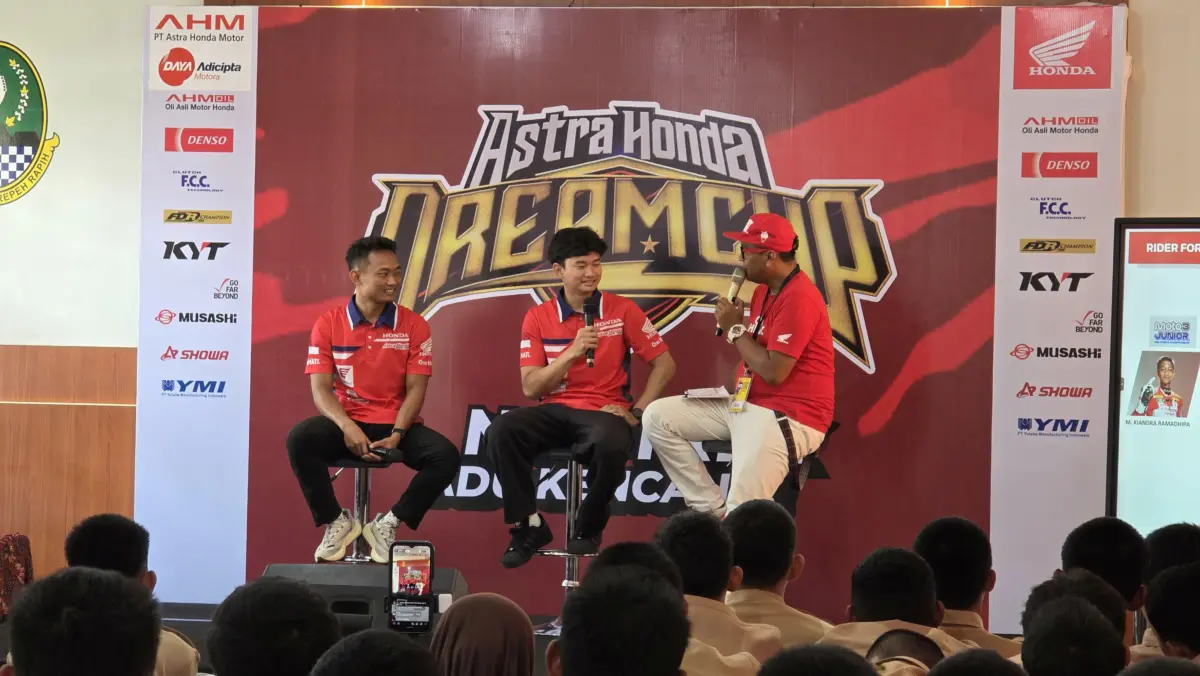 Gelar Adu Kencang di Sirkuit Bukit Peusar, Astra Honda Dream Cup Goes to School ke SMKN 4 Tasikmalaya