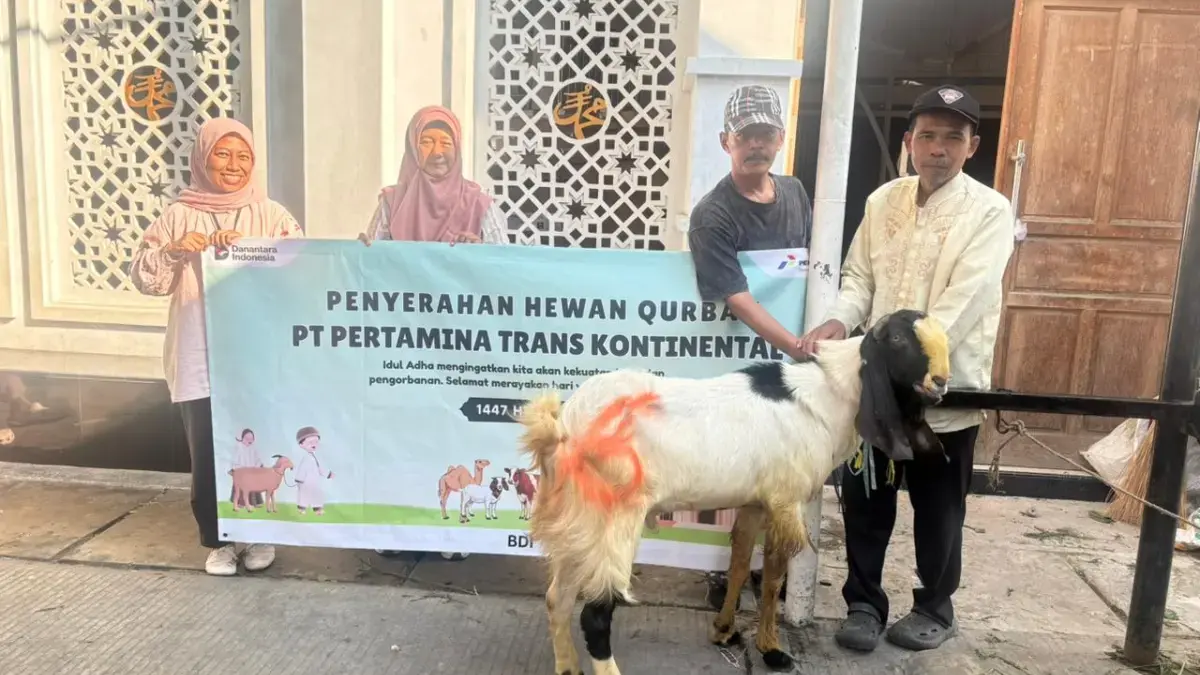 Momen Iduladha 2026, Pertamina Trans Kontinental Jaga Operasional Lewat Kurban Bersama Masyarakat