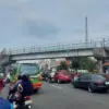 Jembatan Penyeberangan Orang (JPO) Paledang di kawasan Stasiun Bogor, Bogor Tengah, Kota Bogor