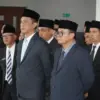 Sejumlah pejabat di KBB saat diambil sumpah jabatan. Dok Diskominfotik KBB
