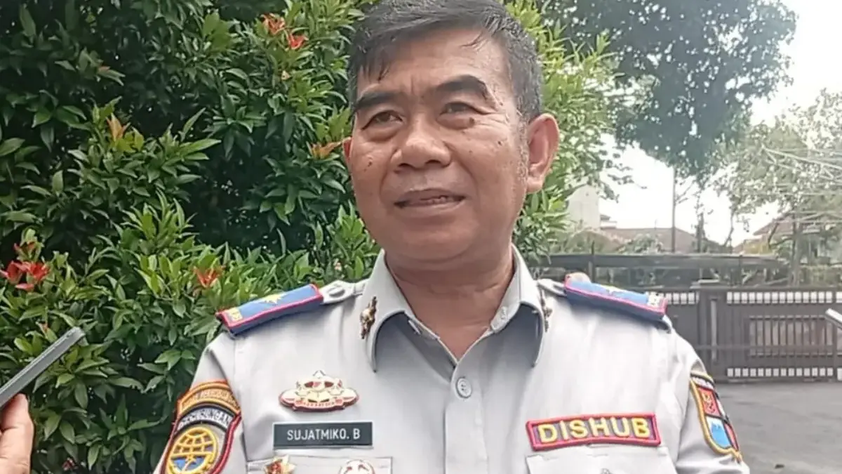 Kepala Dinas Perhubungan Kota Bogor, Sujatmiko Baliarto, saat memberikan keterangannya. Foto: Sekar Andini