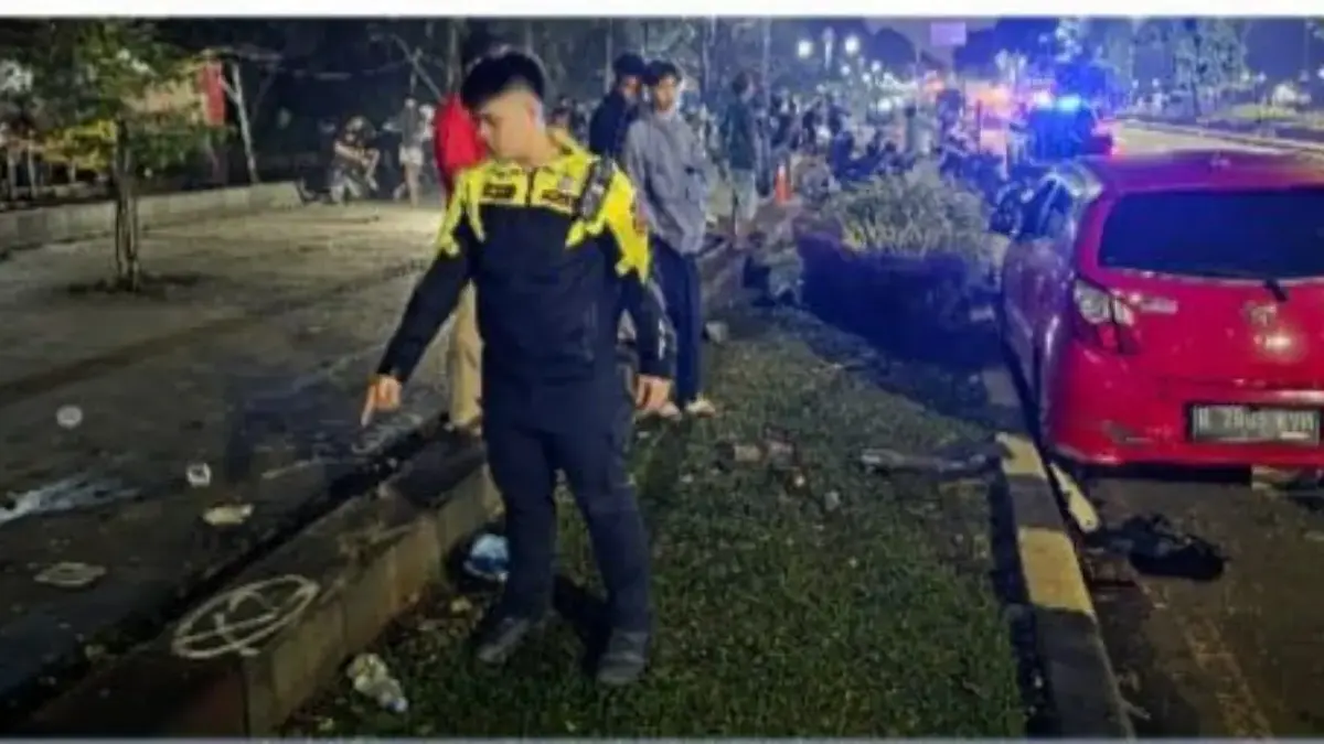 Kecelakaan maut truk tangki air tabrak empat kendaraan terjadi di Jalan Raya Alternatif Sentul, Kecamatan Baba