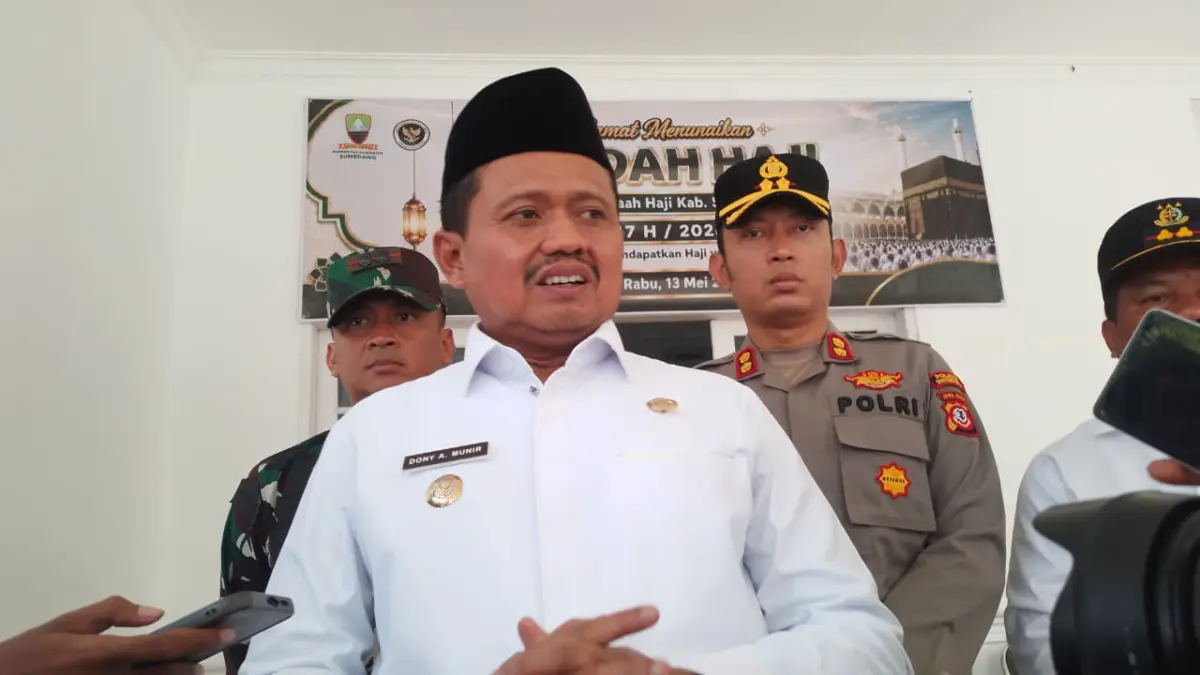 95 Jemaah Haji Sumedang Diberangkatkan, Bupati Sebut Panggilan Langsung dari Allah 