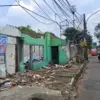 Sejumlah Bangunan yang Sudah Dibongkar untuk Pembangunan Underpass Gatsu-Baros Kota Cimahi (Mong)