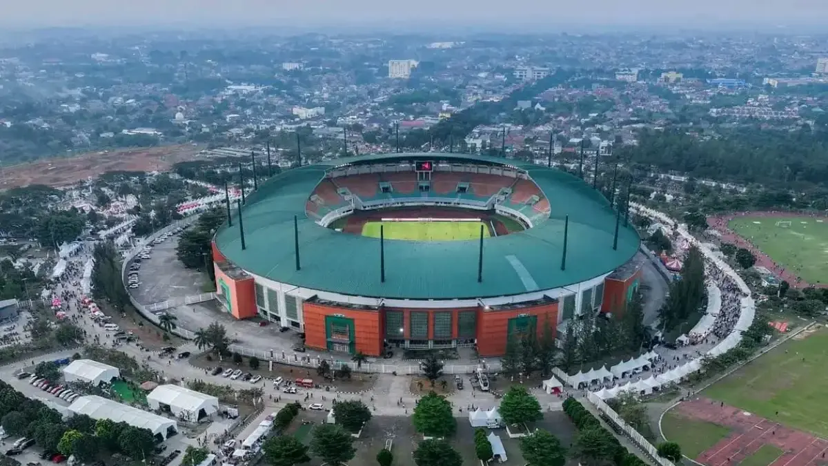 Stadion Pakansari diproyeksikan menjadi kandang Timnas Indonesia saat menghadapi Kamboja dan Vietnam pada AFF