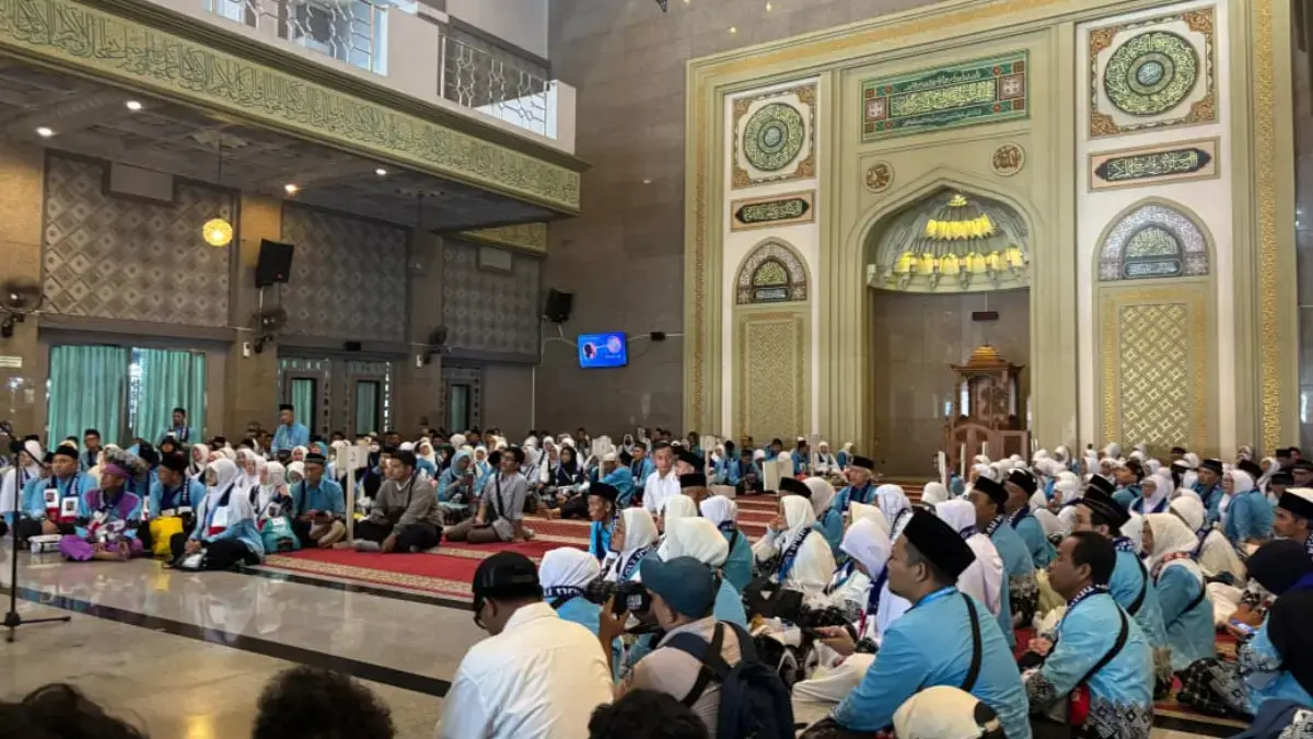 328 calon jemaah haji kloter 27 JKS gabungan Kota Bogor, Kabupaten Bogor, dan Kabupaten Karawang resmi diberan