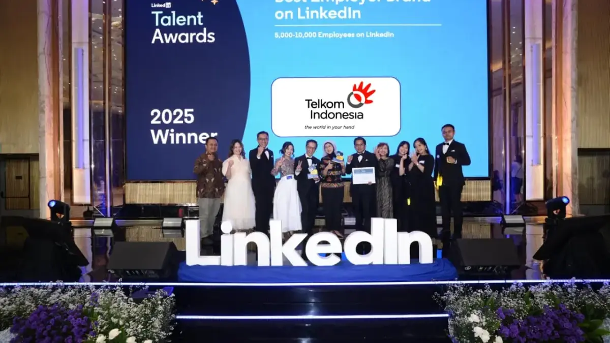 TelkomGroup Bersinar di LinkedIn Talent Awards 2025 TelkomGroup kembali menorehkan prestasi di LinkedIn Talent Awards 2025 dengan meraih dua penghargaan sekaligus