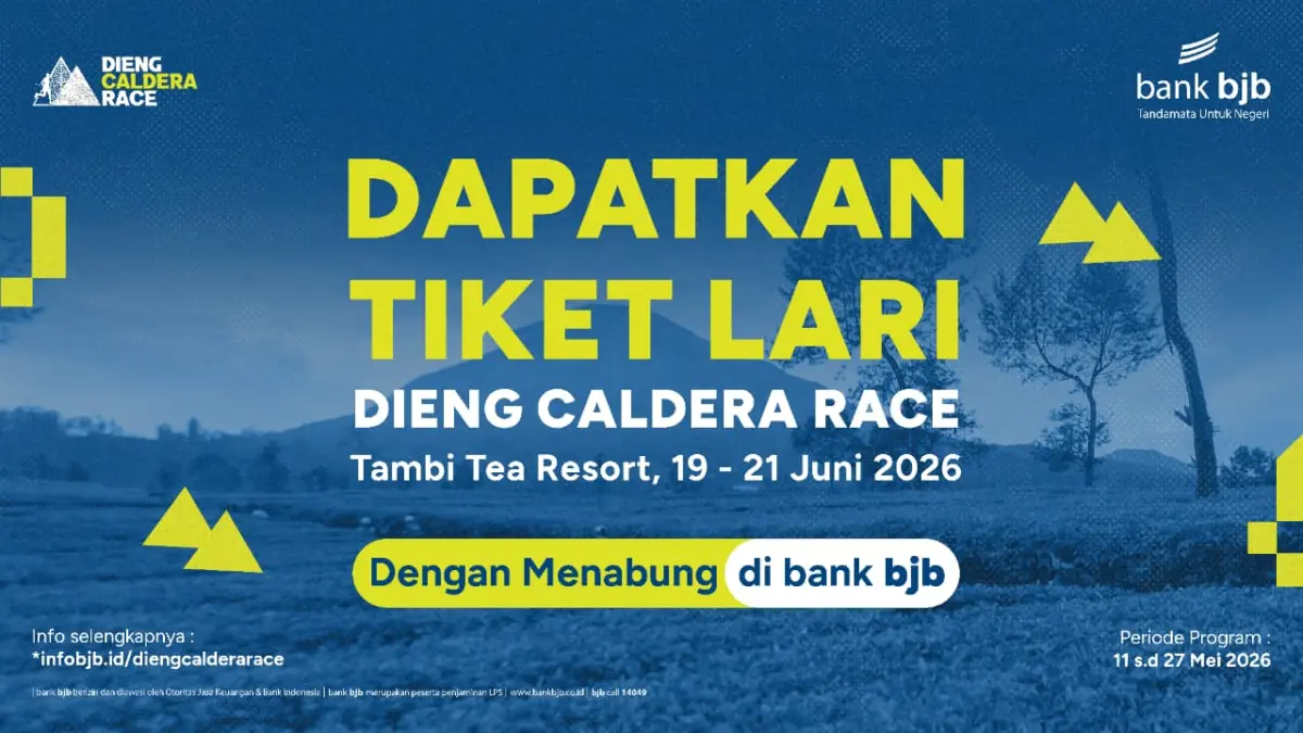 bank bjb Dukung Sport Tourism Lewat Kesempatan Eksklusif Slot Dieng Caldera Race 2026
