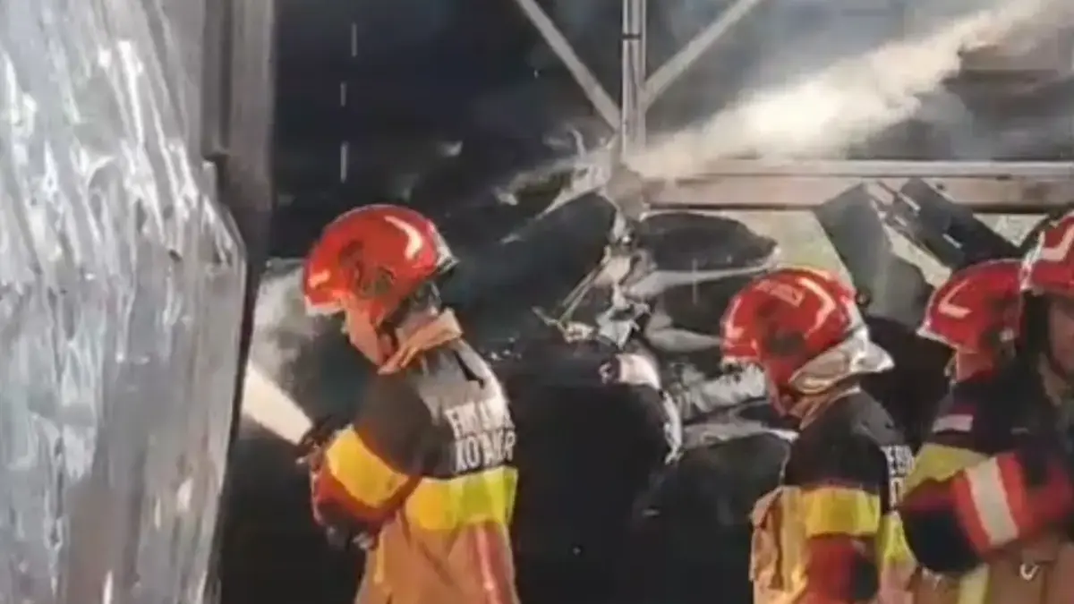 Pabrik Briket di Tanah Sareal Bogor Terbakar Diduga Akibat Overheat Saat Pemanggangan, Kerugian Ditaksir Rp500