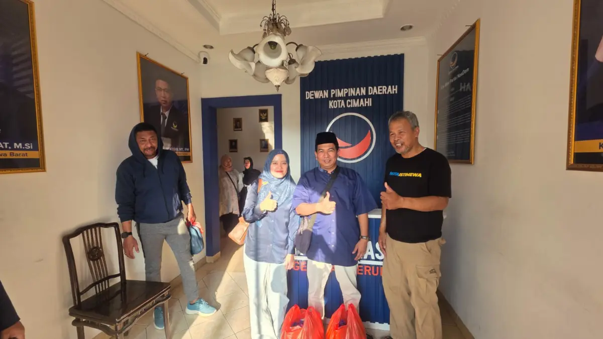 NasDem Cimahi Tebar 900 Paket Kurban, Warga Rasakan Kehadiran Partai di Tengah Masyarakat Momentum Hari Raya Iduladha 1447 Hijriah dimanfaatkan Dewan Pimpinan Daerah (DPD) Partai NasDem Kota Cimahi