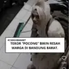 Salah satu unggahan diduga teror pocong di wilayah KBB. Dok. Tangkap layar sosial media