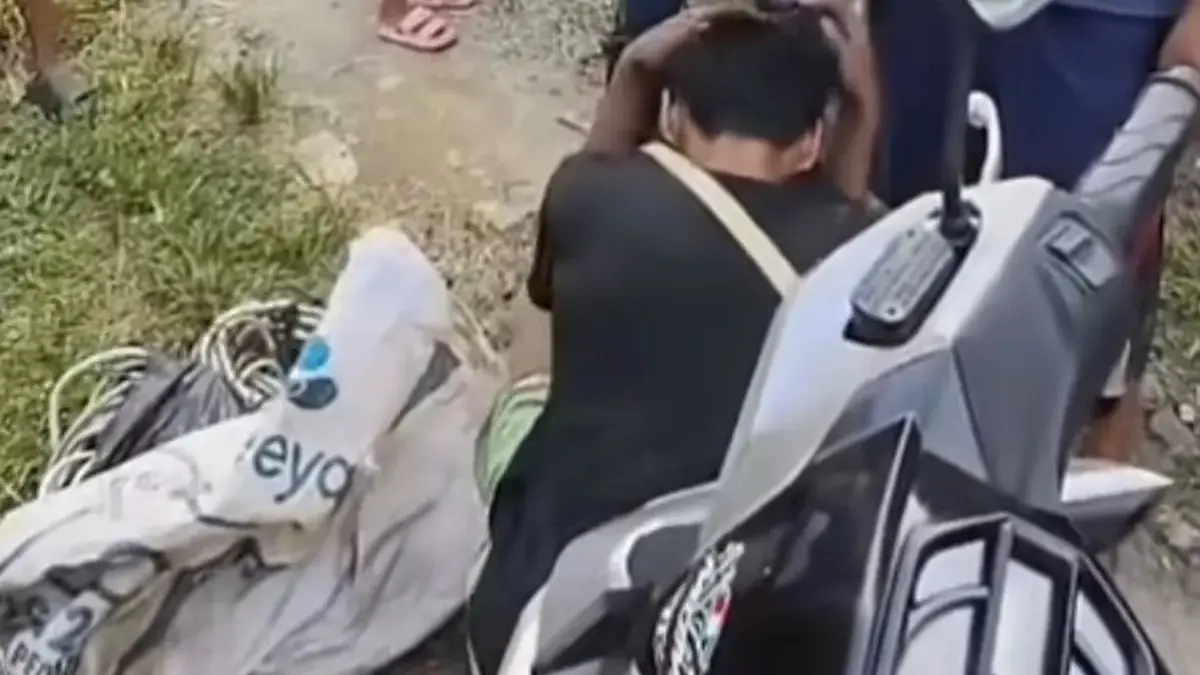 Remaja 18 Tahun Curi Kabel Rumah Kosong di Ciseeng Bogor, Sempat Dihajar Massa. FOTO: Istimewa.