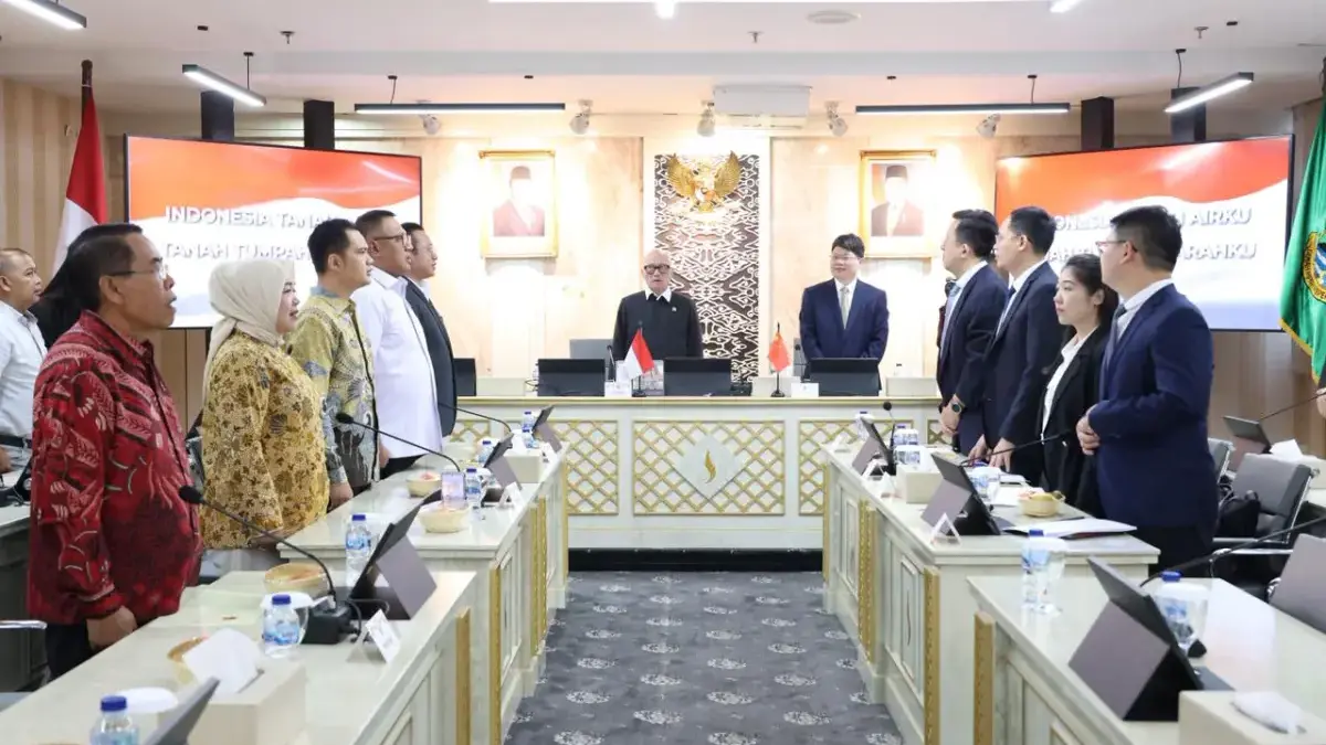 Dewan Dorong Penguatan Kolaborasi dengan Daerah di Tiongkok Pertemuan DPRD dengan perwakilan Kongres dari Tiongkok. (dok humas)