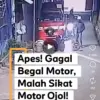 Ist. Tangkap layar unggahan video yang menunjukan adanya aksi pembegalan di Jalan Cikawao, Kota Bandung. Dok i