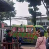 Para sopir angkot trayek 21 rute Ciawi-Baranangsiang mendatangi kantor Dishub Kota Bogor pada Senin (29/6/2026