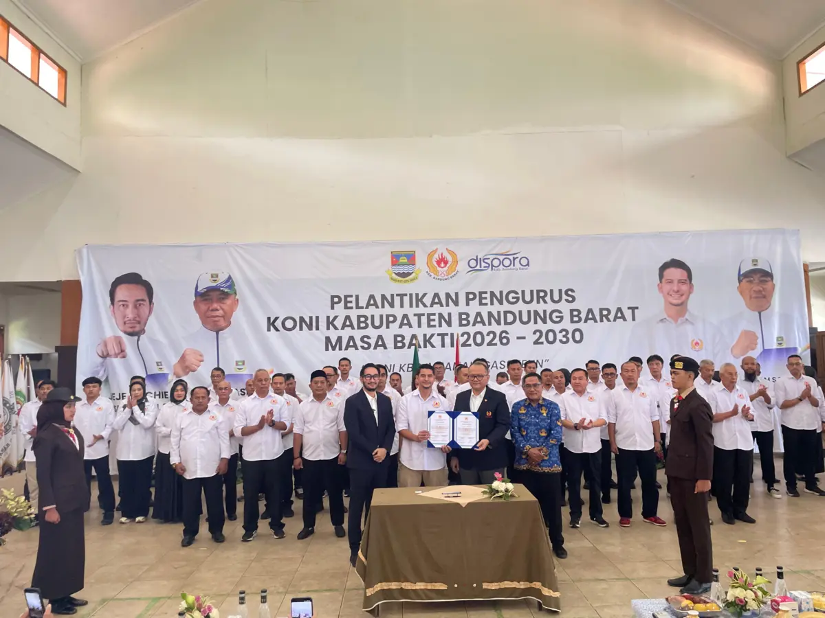 Resmi Pimpin KONI KBB, Tobias Emban Misi Tingkatkan Prestasi Olahraga – jabarekspres.com
