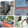 Diduga Microsleep, Fortuner Terbalik di Tol Jagorawi hingga Sebabkan Pengemudi Luka-luka