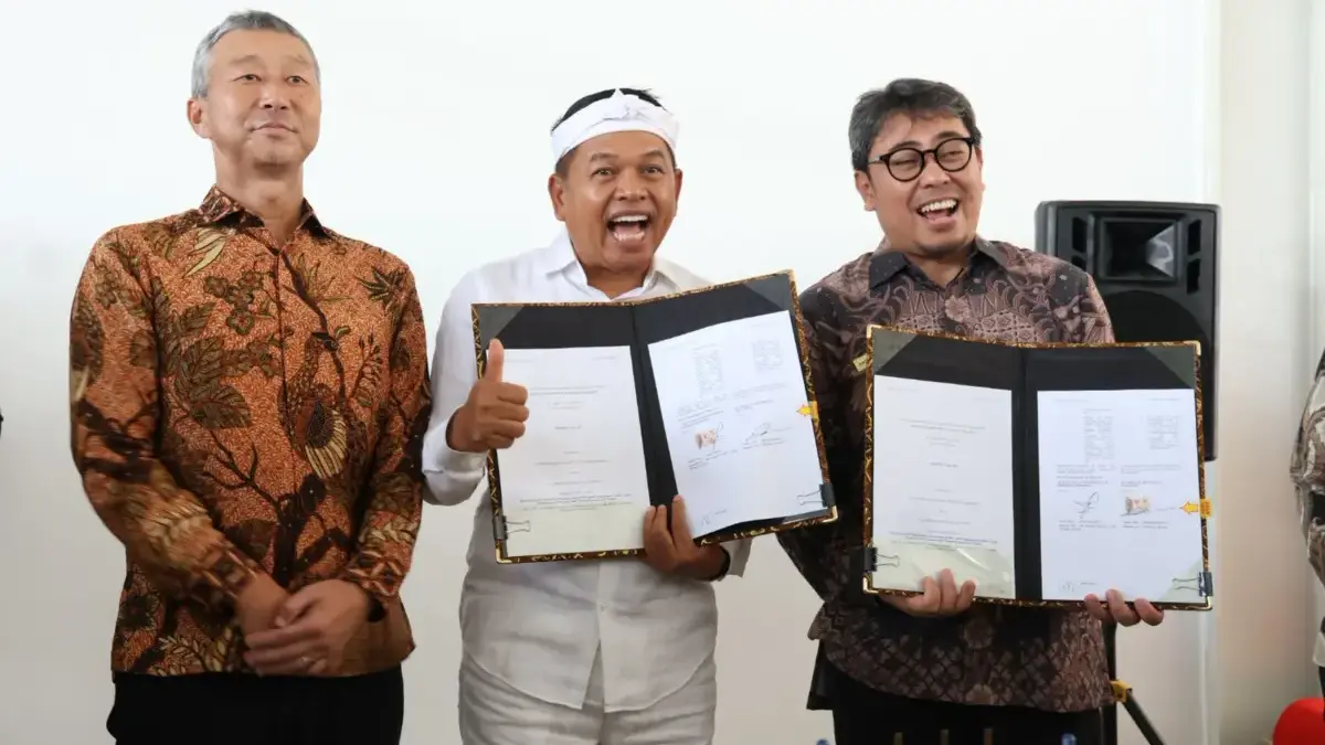 Pemprov Jabar dan PT PII Tandatangani Perjanjian Penjaminan TPPASR Legok Nangka Pemprov Jabar dan PT PII Tandatangani Perjanjian Penjaminan TPPASR Legok Nangka