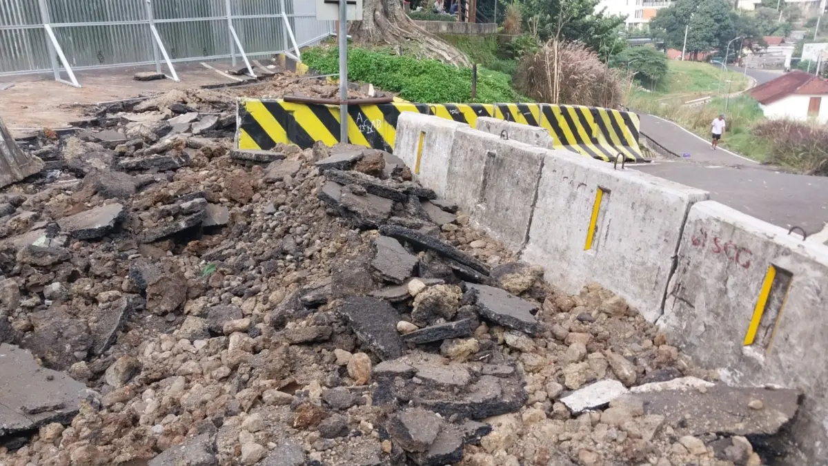 Sempat Dibuka, Jalan Lama Batutulis Bogor Kembali Ditutup Total