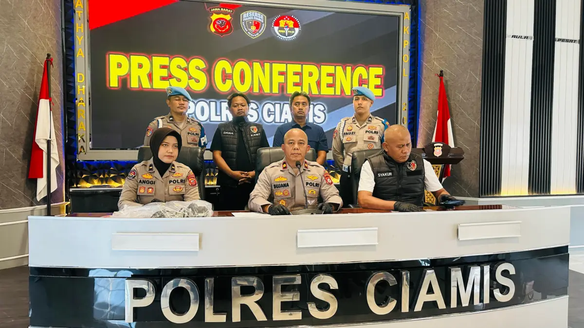 Polres Ciamis Bekuk 4 Tersangka Curanmor dalam Dua Kasus Berbeda