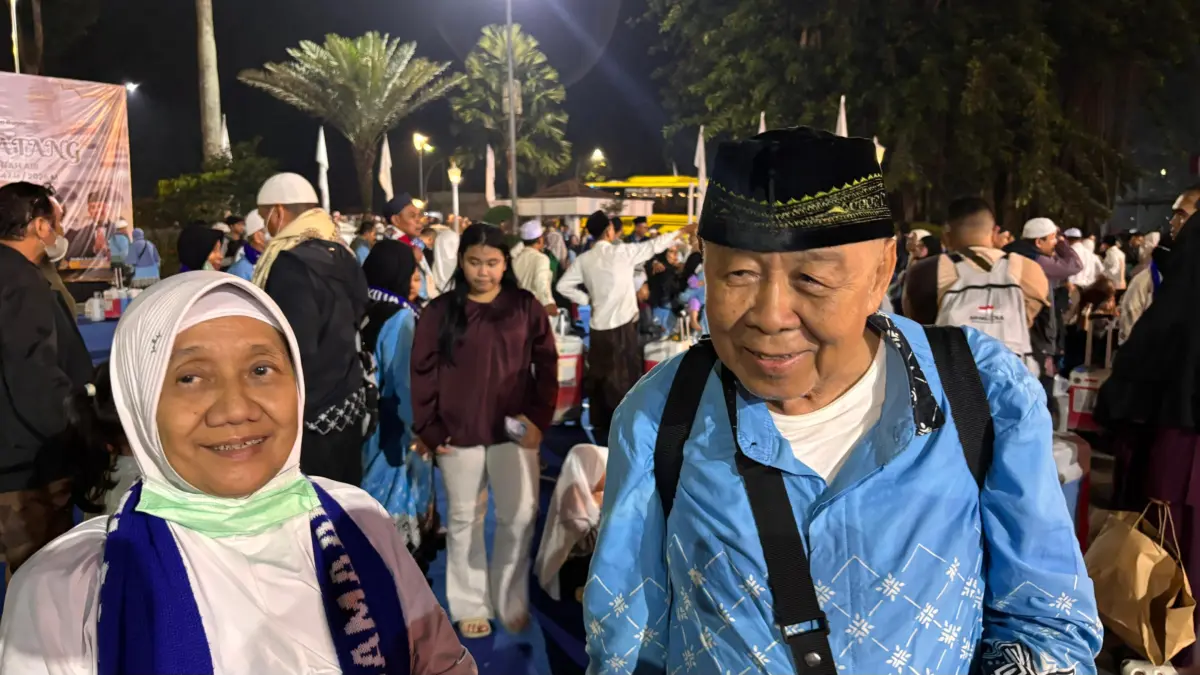 Sempat Tersesat Tiga Jam di Mina, Syaffari dan Elly Tersenyum Haru Saat Kembali Tiba di Bogor 