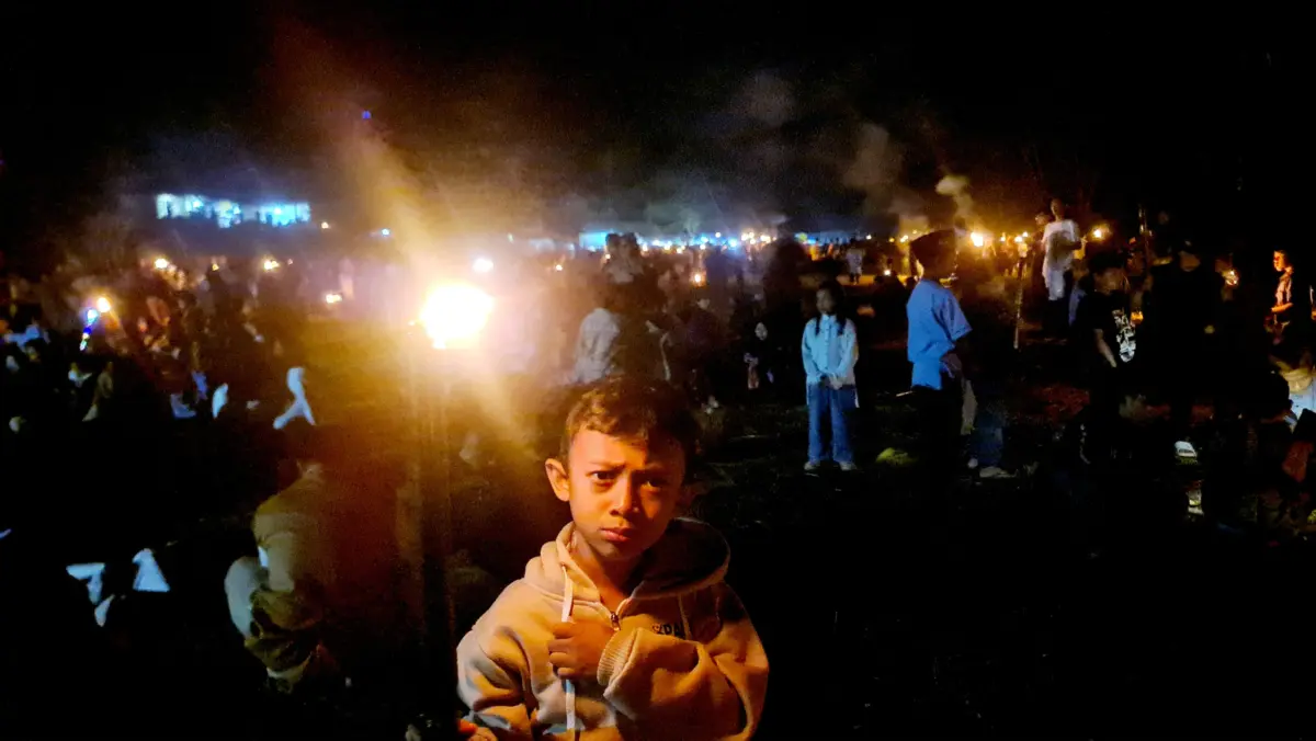 Semarak Obor Tahun Baru Islam Tetap Menyala di Perkampungan Tasikmalaya Pawai obor