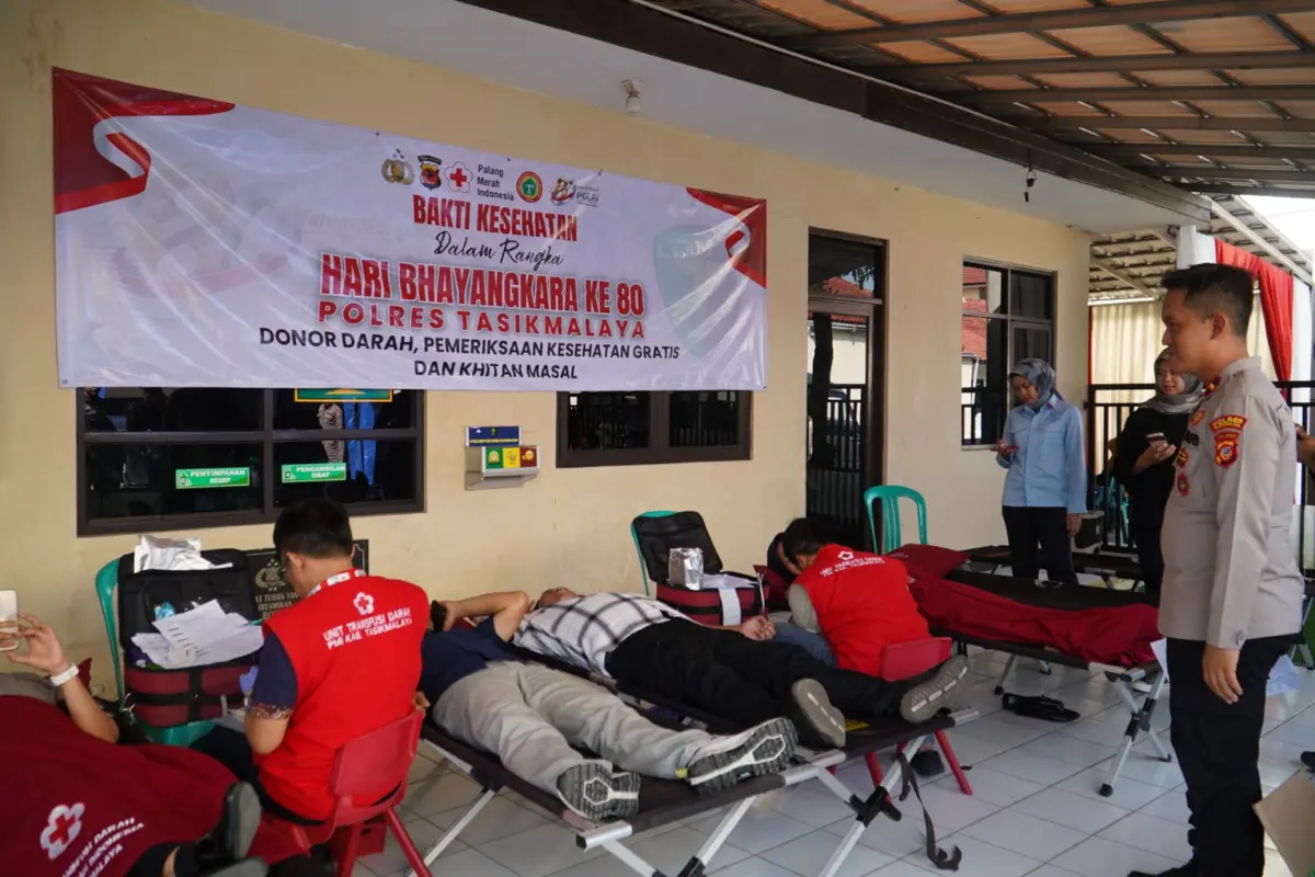 Tebar Kemanfaatan, Polres Tasikmalaya Adakan Khitanan Massal hingga Pengobatan Gratis – jabarekspres.com