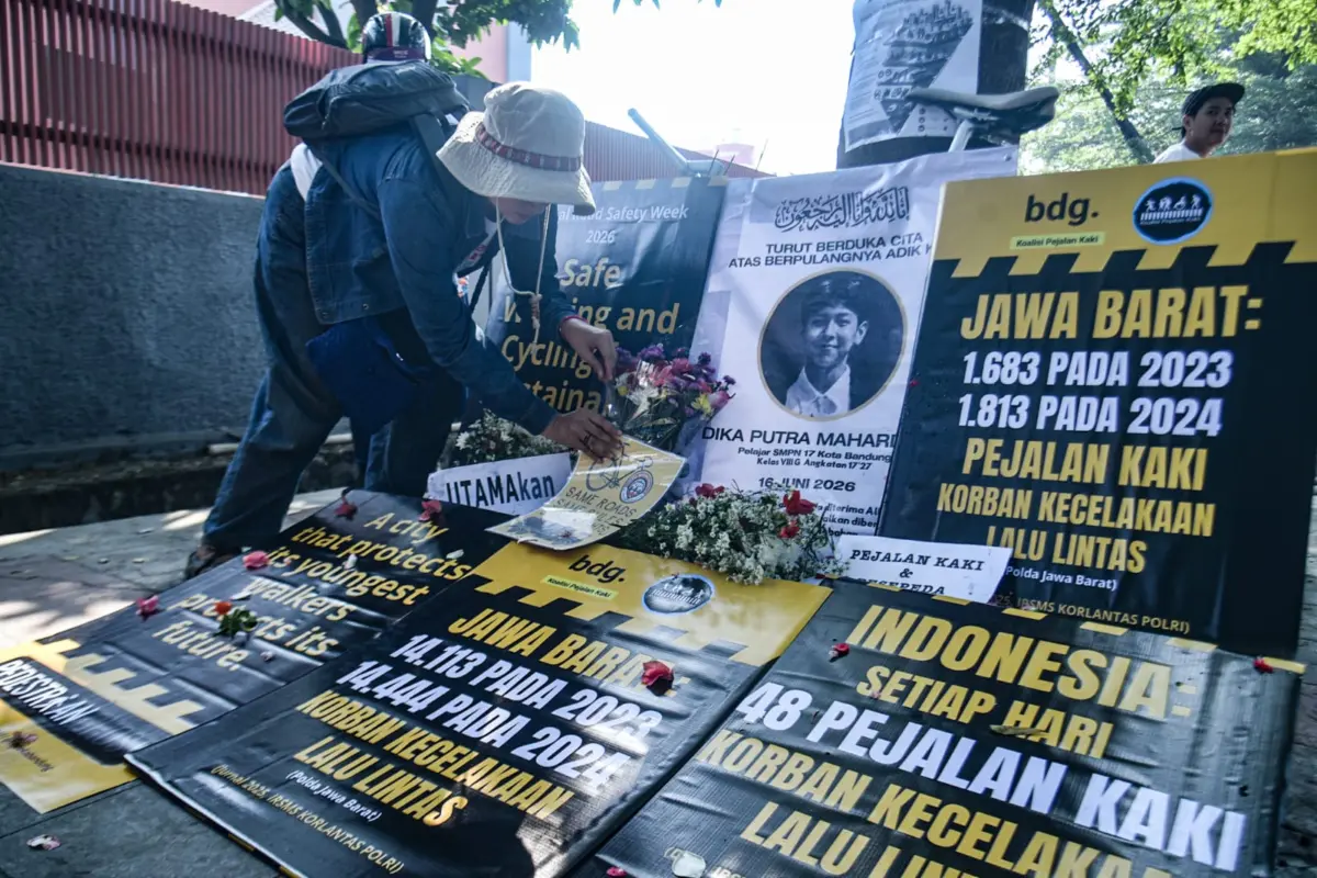 Imbas Kecelakaan Pesepeda di Jalan Soekarno-Hatta, Komunitas Soroti Kurangnya Infrastruktur di Kota Bandung  – jabarekspres.com