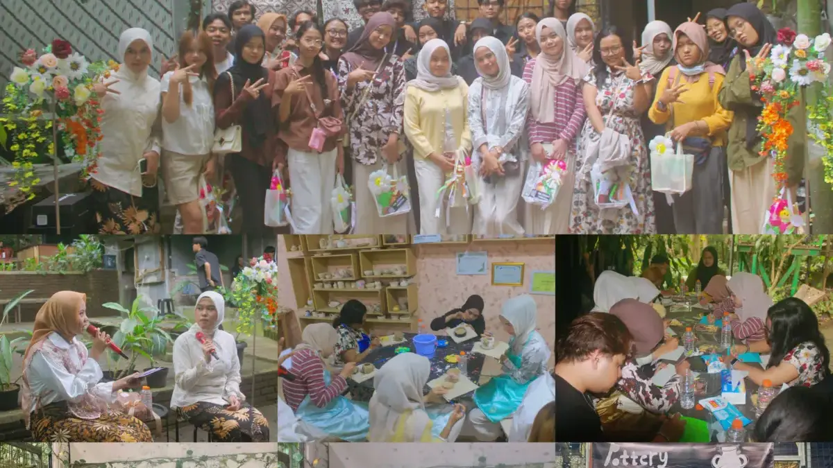 Mahasiswa Ilmu Komunikasi Bhakti Kencana University Gelar Clay Calming, Belajar Public Relations Lewat Kampany