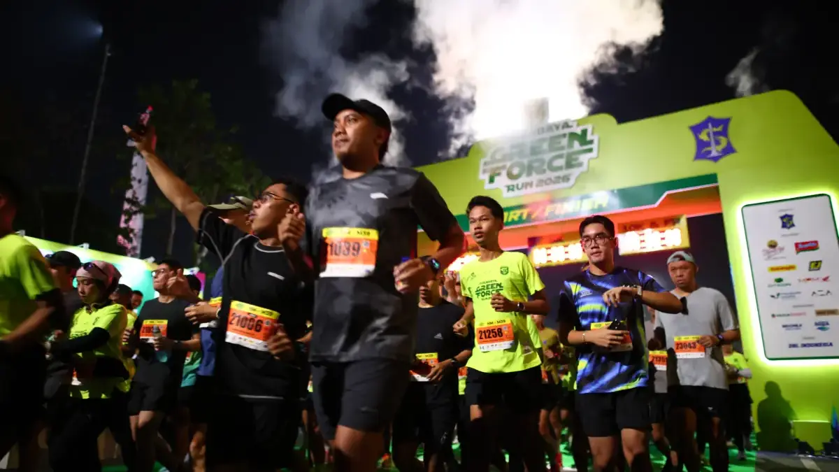Diikuti 6.000 Pelari dari 10 Negara Surabaya Green Force Run 2026 Tegaskan Surabaya Destinasi Sport Tourism