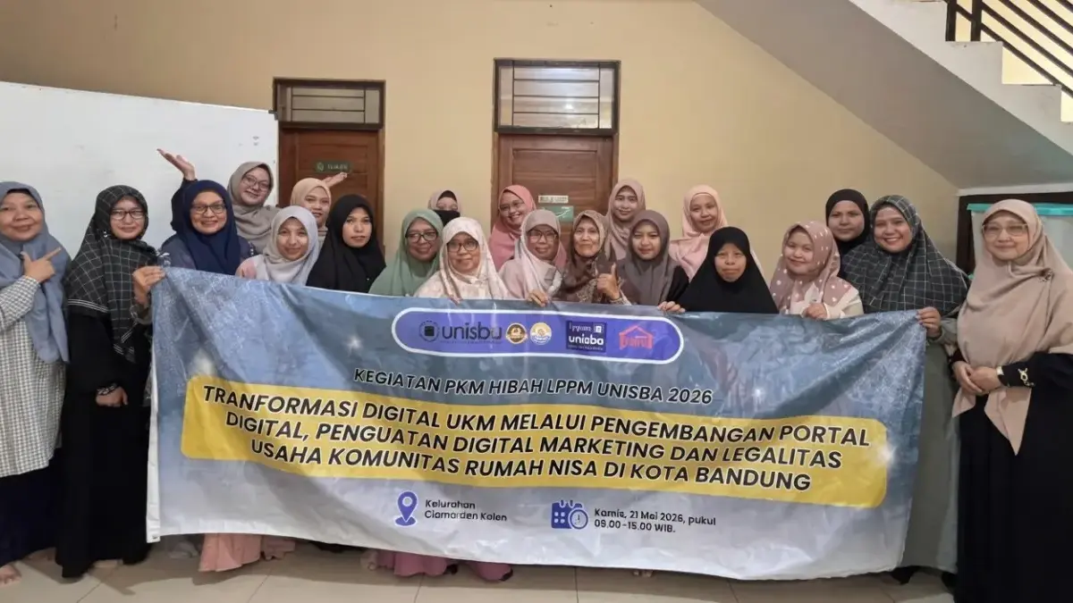 LPPM Unisba Dorong Transformasi Digital UKM Rumah Nisa Bandung LPPM Unisba