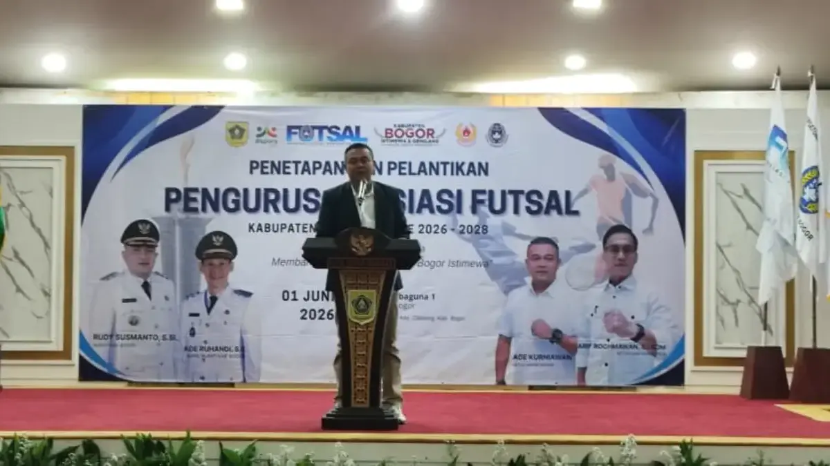 Ade Kurniawan Resmi Pimpin AFKAB, Targetkan Kabupaten Bogor Jadi Barometer Futsal Jawa Barat
