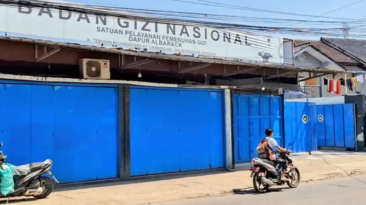 dapur Satuan Pelayanan Pemenuhan Gizi (SPPG) Al-Barack Baleendah 08 di Kabupaten Bandung menghentikan operasio