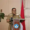 Wali Kota Cimahi Ngatiyana saat Memberikan Sambutan dalam Program Pelatihan dan Pendidikan Bakal Calon Kepala