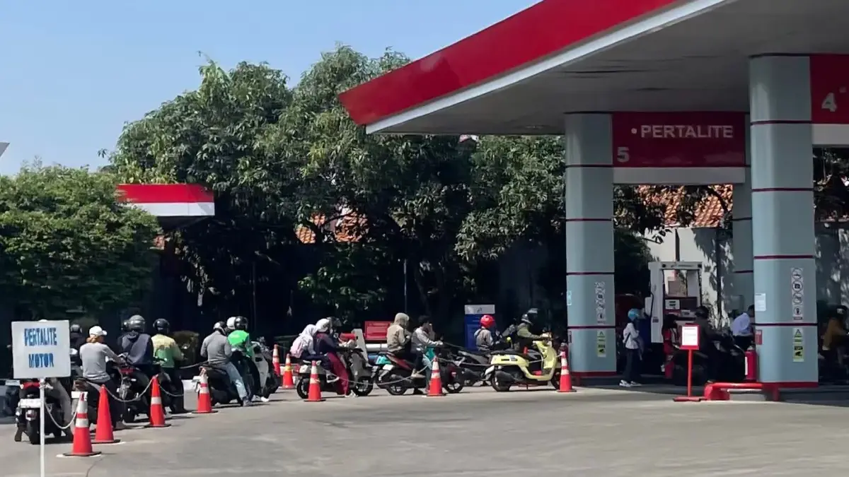 SPBU Pertamina Jalan Kopo Sayati, Kecamatan Margahayu, Kabupaten Bandung, Rabu (10/6/2026)