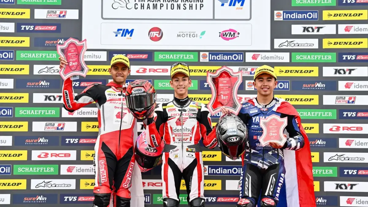 CBR Series Melesat Kencang, AHRT Borong Tiga Podium ARRC Motegi CBR Series Melesat Kencang, AHRT Borong Tiga Podium ARRC Motegi