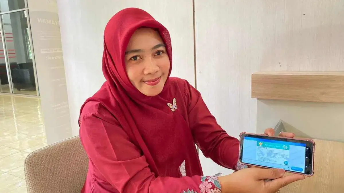 Tanpa Cemas, Ayu Jalani Operasi Caesar dengan Program JKN. (Istimewa/ BPJS Kesehatan Banjar)
