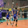 Tim Voli Polres Tasikmalaya saat bertanding pada laga perdana Kapolda Cup 2026.